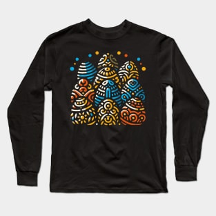 Easter Eggs Long Sleeve T-Shirt